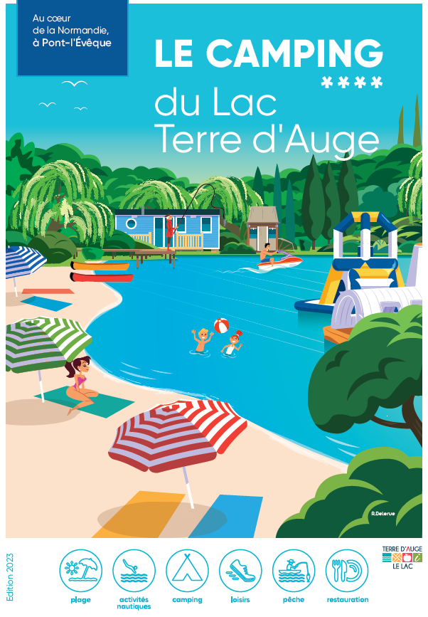 page couv dépliant lac