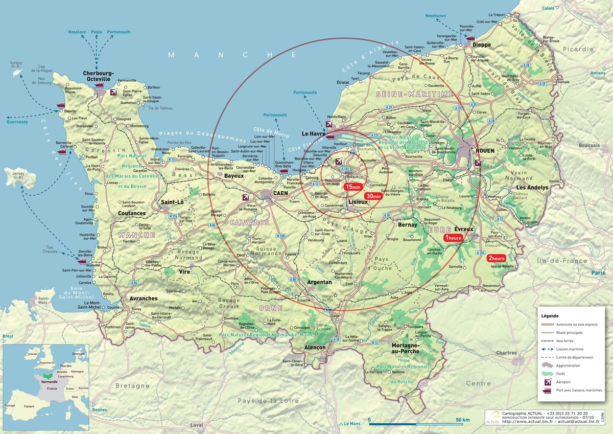 Carte-normandie